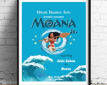 Moana • Comédie musicale • Maui • Gramma Tala • Sina • Tomatoa • Chef Tui • Bambin Moana • Pêcheur • Cadeau d’interprète • Acteur cadeau • Pièce scolaire