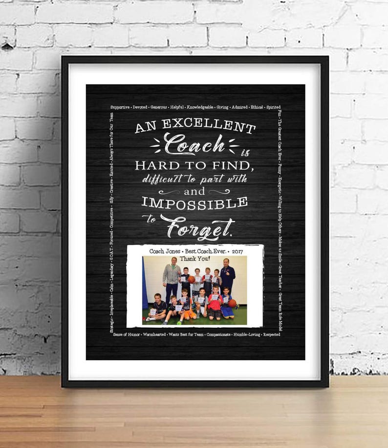 Best Coach Ever Thank you Coach Team gift to Coach Etsy