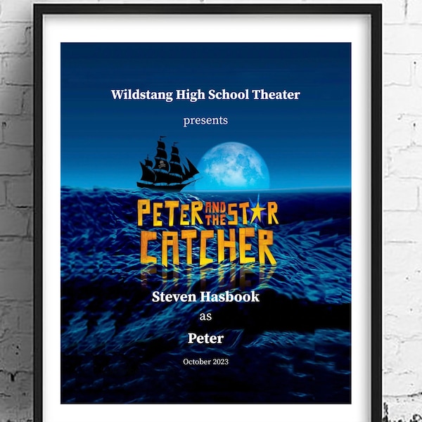 Peter and the Star Catcher Theatre Gift • Actor gift • High school Musical • Musical Theatre gift