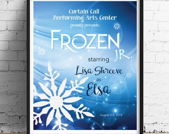 Custom Frozen the Musical Gift: Personalized Theatre Print (Digital Download)