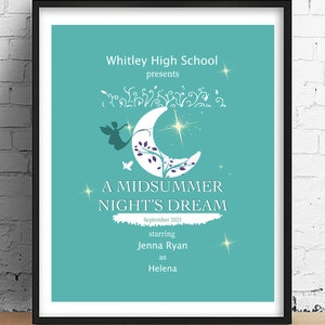 A MidSummer Night&#39;s Dream Theatre Gift • Actor gift • High school Musical • Musical Theatre gift