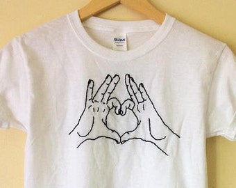 Hand Embroidery Shirt - Etsy
