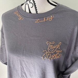 Tough Mom Shirt, Tired Moms Club, Custom Mom Gift from Kids, Funny Mom Shirt, Personalized Mom Gift, New Mom Crewneck Embroidery Mothers Day imagen 5