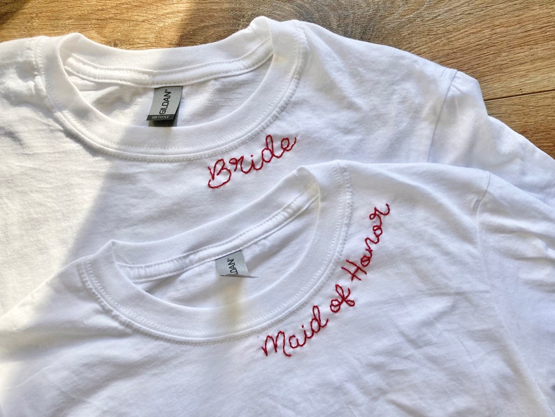 CUSTOM EMBROIDERED COLLAR / Personalized Embroidered Shirt Etsy