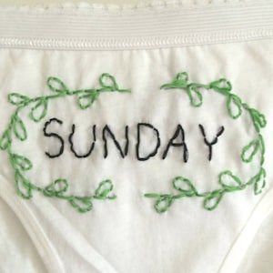 Hanes Spanish Day of the Week Underwear, Panties, Girls, Ladies