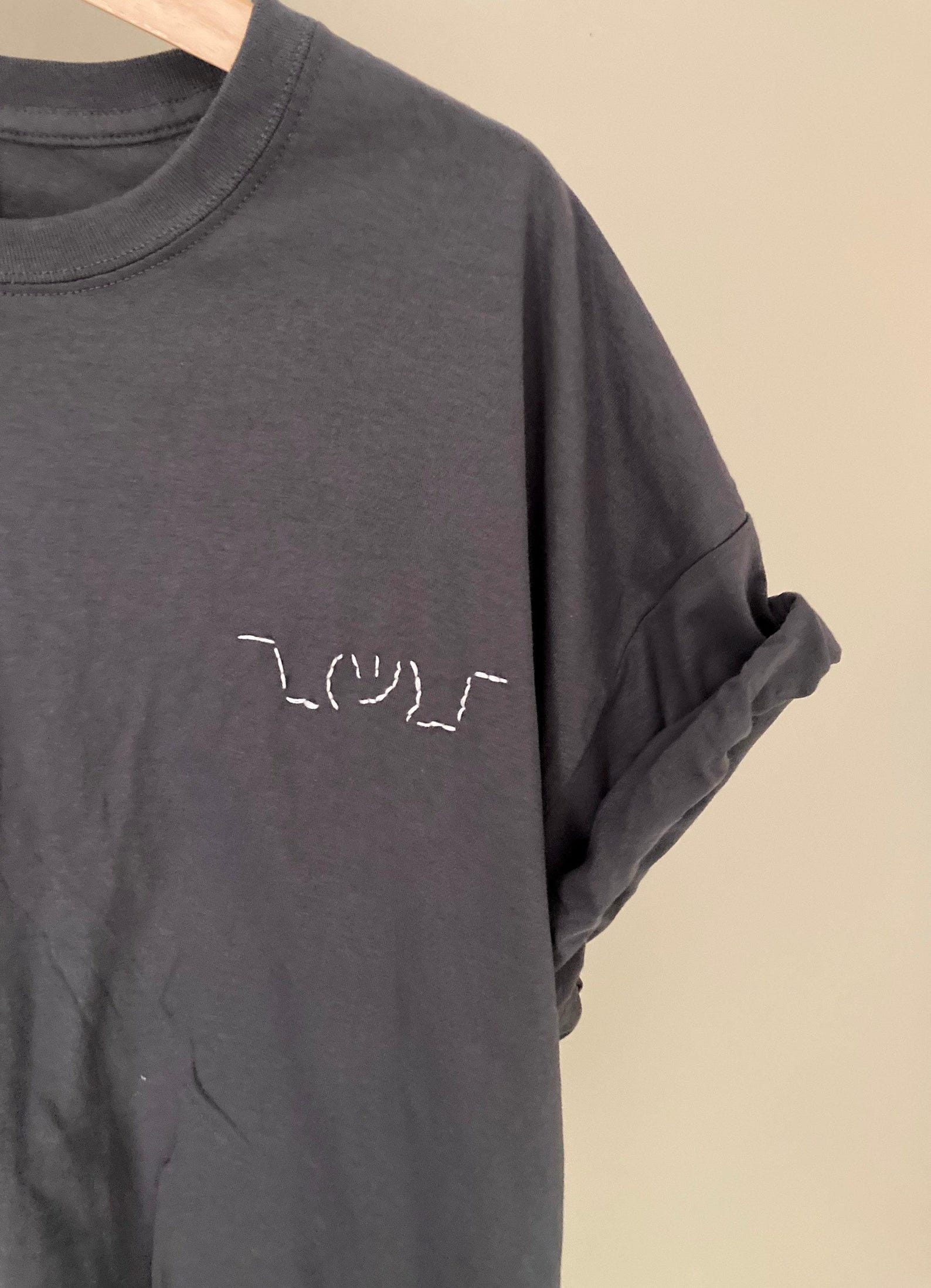 Shrug Emoticon (ツ) Tee, Shrugging Emoji Gift for Meme Lover, Whatever ...