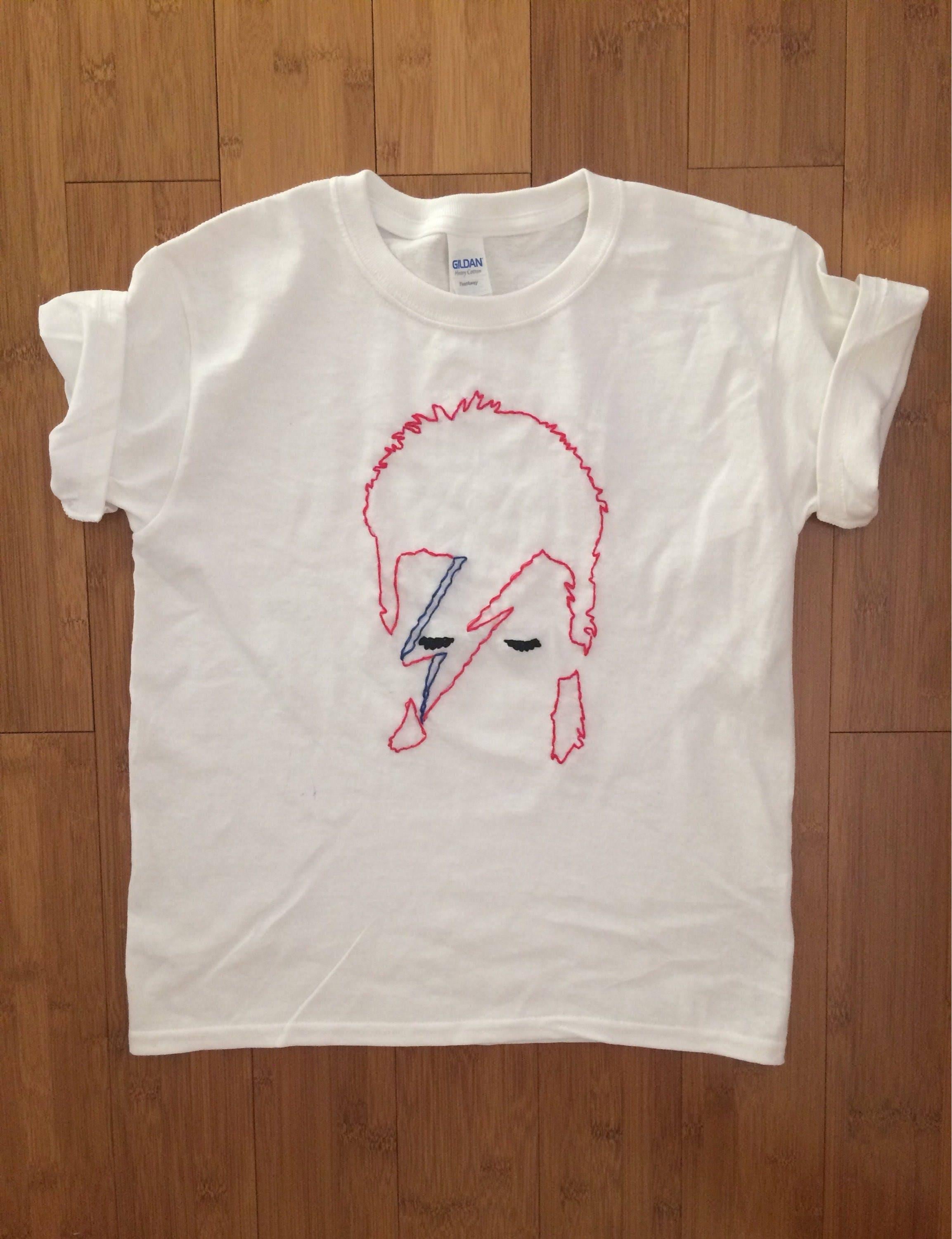T-Shirt Aladdin Sane Flash Face - David Bowie - Objet dérivé - Achat