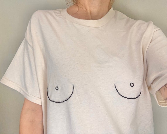 Free Bra Size Calculator With Hands Funny Breast Boobs Gift T-Shirt