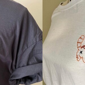 Cat Shirt Funny Cat Gifts for Cat Lovers Gifts Women Embroidered Tshirt Custom Cat Gifts for Cat Mom Gifts Cute Cat Shirt Crewneck Cat Butt bild 4