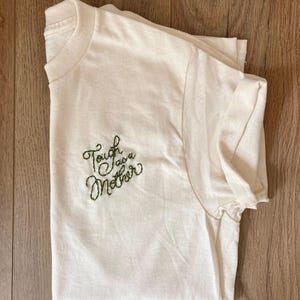 Tough Mom Shirt, Tired Moms Club, Custom Mom Gift from Kids, Funny Mom Shirt, Personalized Mom Gift, New Mom Crewneck Embroidery Mothers Day imagen 6