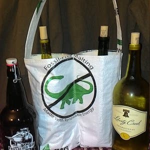 Sewing Tutorial - Growler Tote Two-Pack for 32 oz growlers - Local Pub Brewery Tote - Recycle - Upcycle