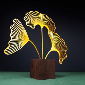 Ginkgo Leaf, Leaf Decoration, Leaf Statue image 3