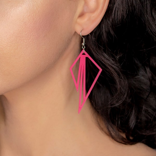 3d printed earrings, Lightweight, Art Deco