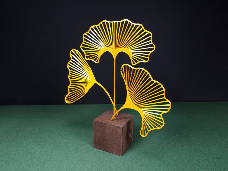 Ginkgo Leaf, Leaf Decoration, Leaf Statue image 6