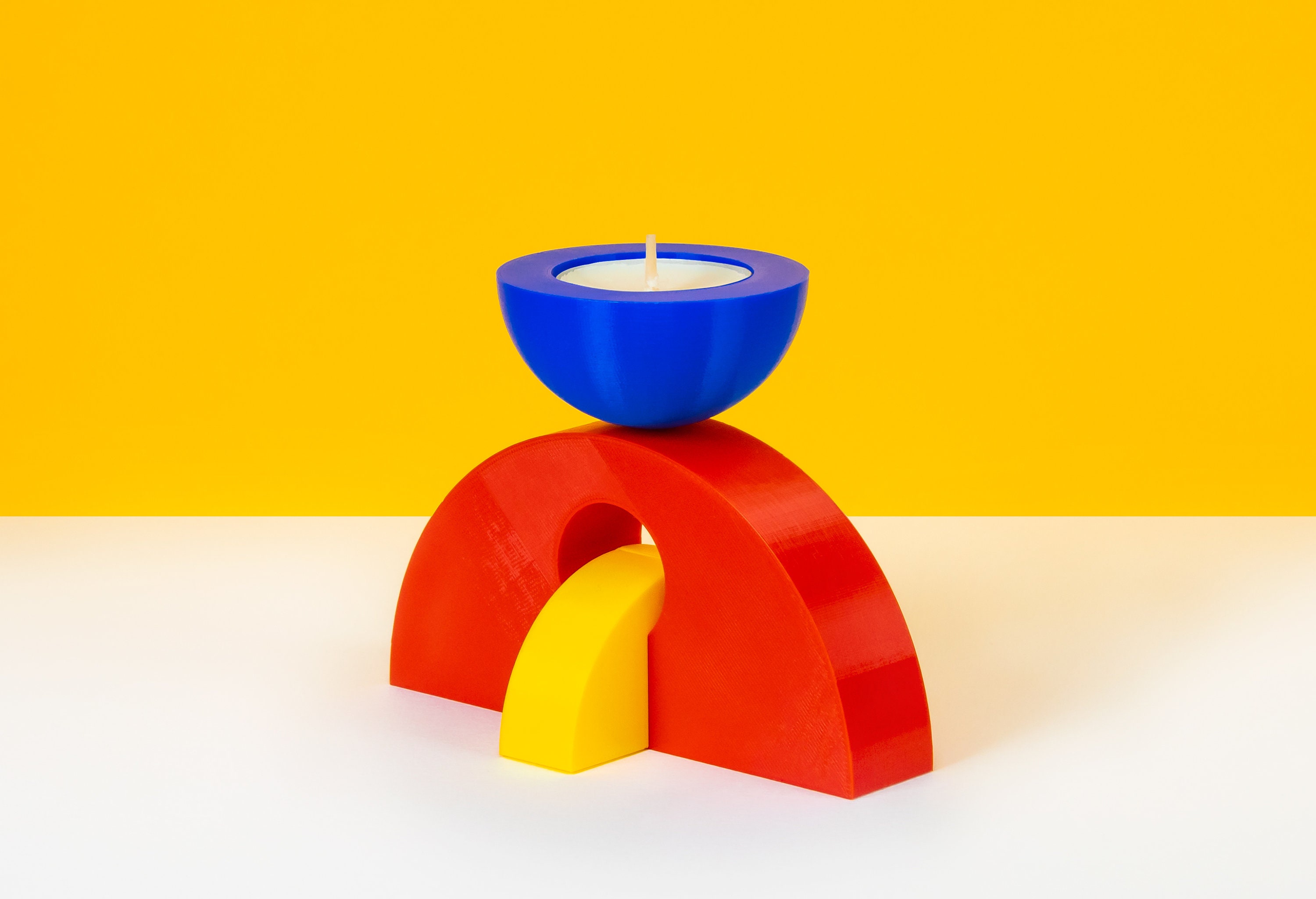 Candle Holder Tea Light Candle Holders Set 3D Printed Candle Etsy