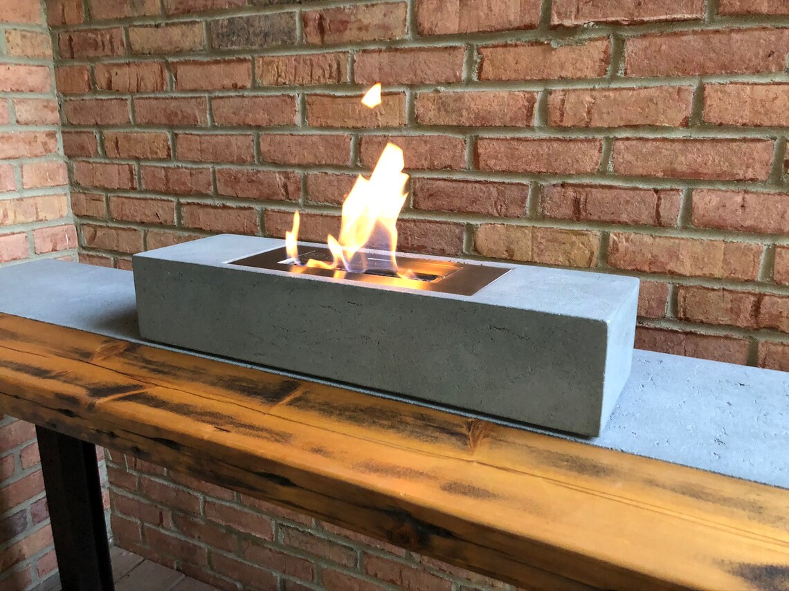 Barra de fuego de mesa chimenea portátil chimenea chimenea | Etsy