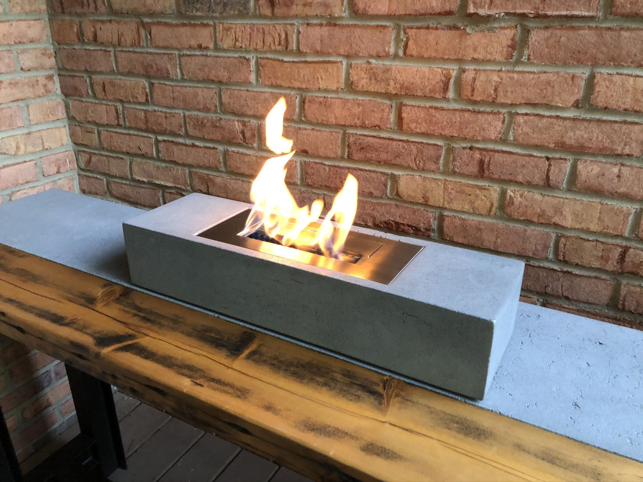 Barra de fuego de mesa chimenea portátil chimenea chimenea | Etsy