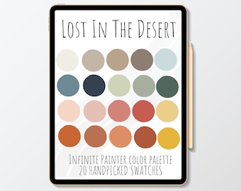 Lost In The Desert Infinite Palette, 20 colors, Color Palette, Infinite, Instant Download, Digital Download