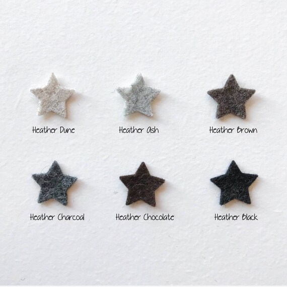 STAR HAIR CLIP SMALL CHARCOAL STAR HAIR CLIP SMALL CHARCOAL