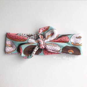 Donut · Top Knot Headband / Adjustable Headband / Head Wrap / Infant Headband / Top Knot / Baby Style / Adult Headband / Knotted Headband