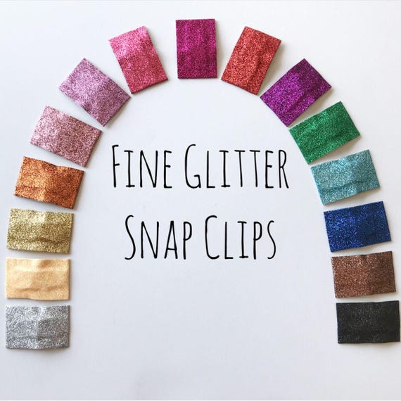 girls hair snap clips
