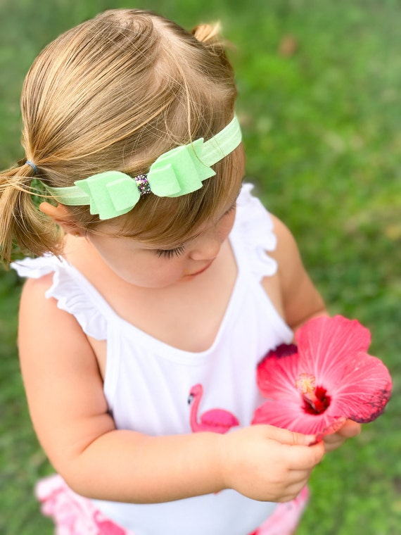 Mint Shake Standard OR Super Felt Hair Bow Double Loop Bows Baby Headbands Toddler Hair Clips Wool Felt Bows Oversized Bows Etsy UK