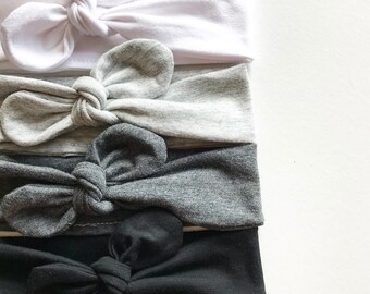 Farbe einfarbig · Oberknoten Stirnband / Neutrals / Verstellbares Stirnband / Stirnband / Stirnband für Babys / Baby Style / Stirnband für Erwachsene