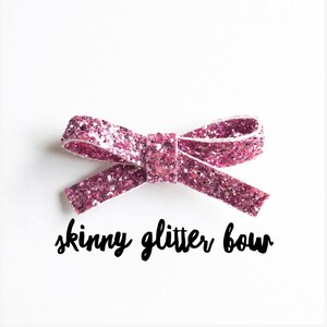 Bubblegum Glitter Hair Bows / Baby Headband / Hair Bow on Nylon Band / Toddler Hair Clip / Hair Piece / School Girl Bow