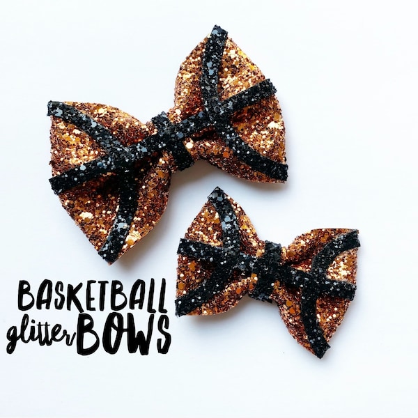 Basketball Bows Etsy