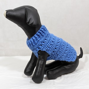 Crochet dog sweater pattern, DIGITAL PATTERN, puppy sweater image 2