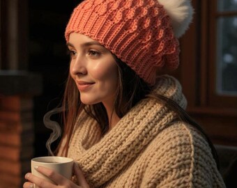 Crochet beanie, DIGITAL PATTERN, crochet hat