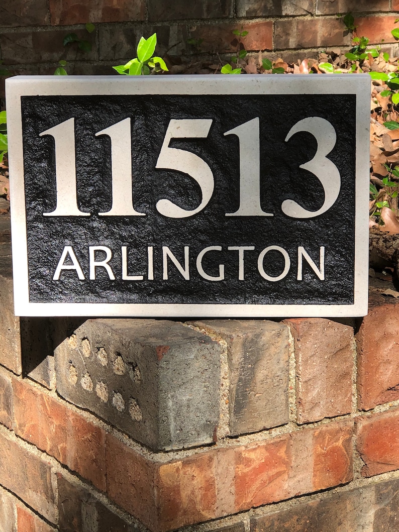 Address Stone, House Number, Inverted image 10