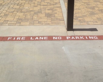 Fire Lane Pavers