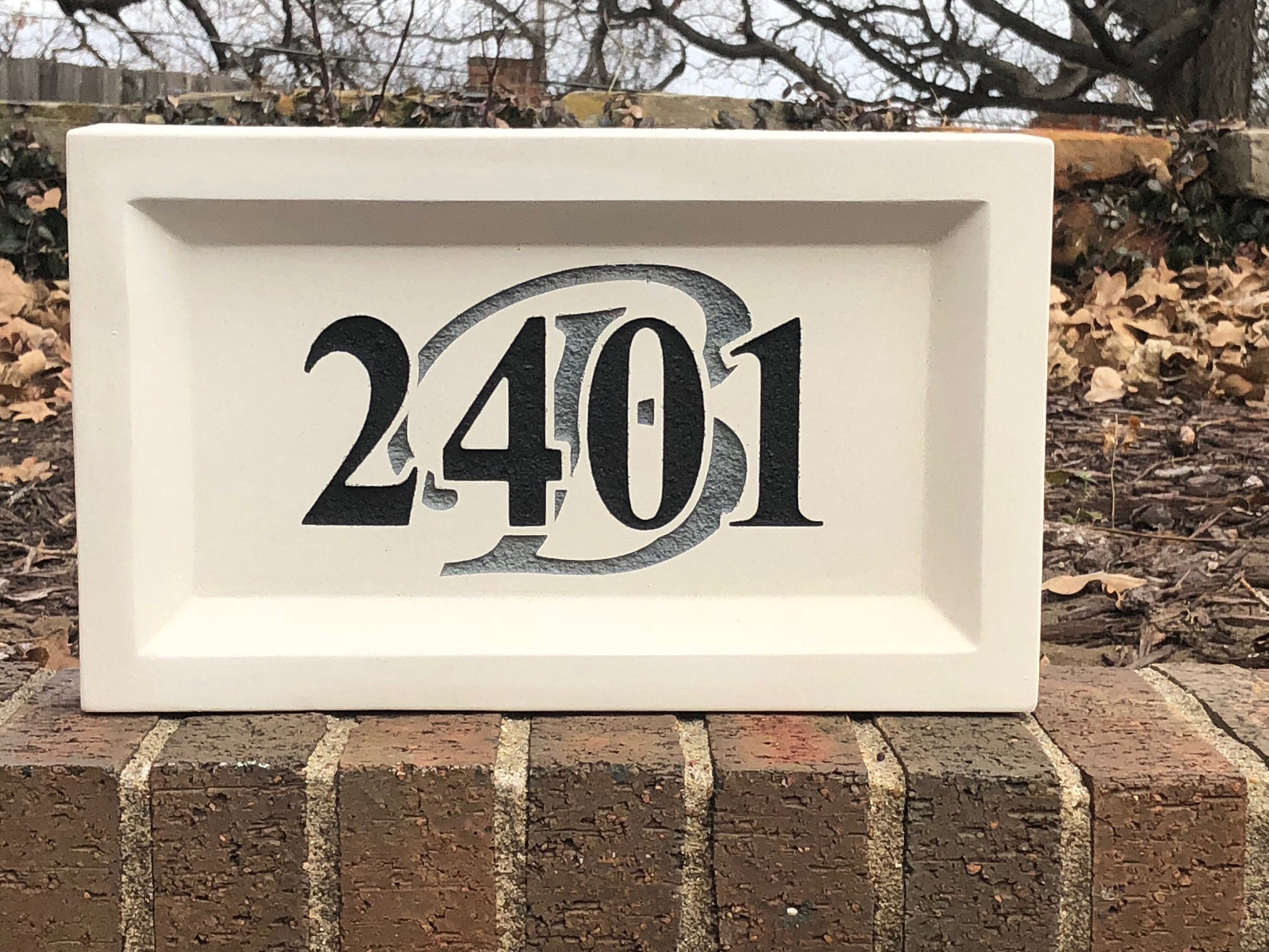 Monogrammed Address Block - Etsy