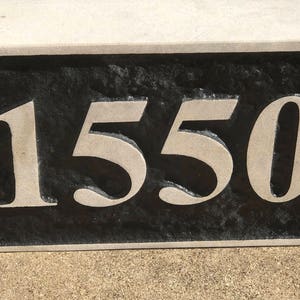 Address Stone, House Number, Inverted image 2