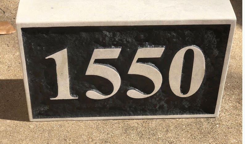 Address Stone, House Number, Inverted image 2