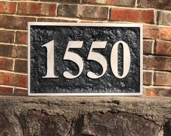 Address Stone, House Number, Inverted