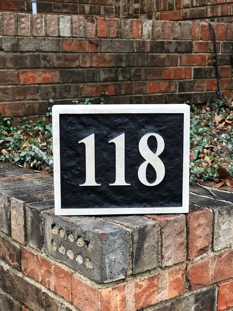 Address Stone, House Number, Inverted image 7