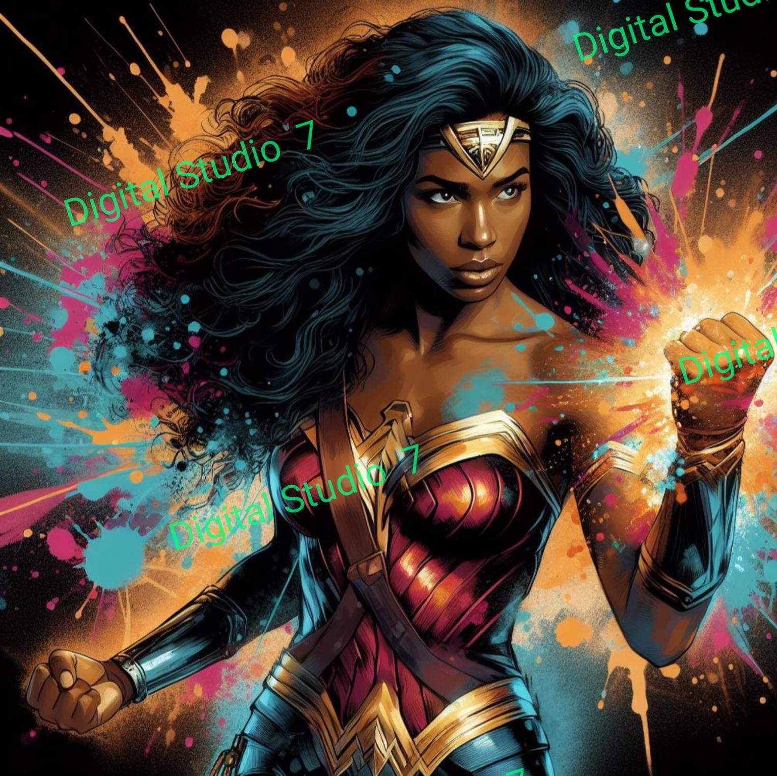 Black Wonder Woman , Png , Svg , Jpg , Good For Sublimation , Hat , Hoodie , Sweater , Mug  , Cricut , Custom , Fan Art , Custom Portrait