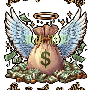 Borsa portasoldi con ali, Jpg, Png, Tazza, Felpa con cappuccio, Sublimazione, Maglietta, Digitale, Personalizzato, Design, Opera d'arte, Cappello, Cricut, File di taglio