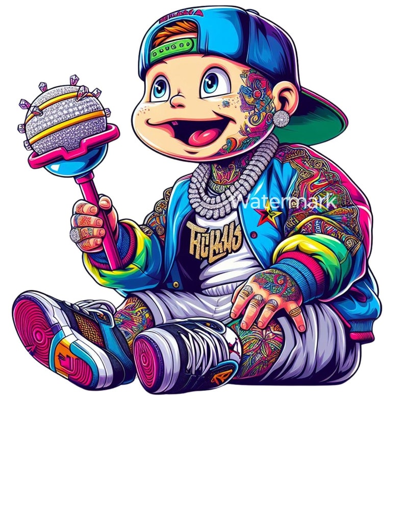 Gangster Trap Boy Urban Trap Designs Sublimation Digital Download