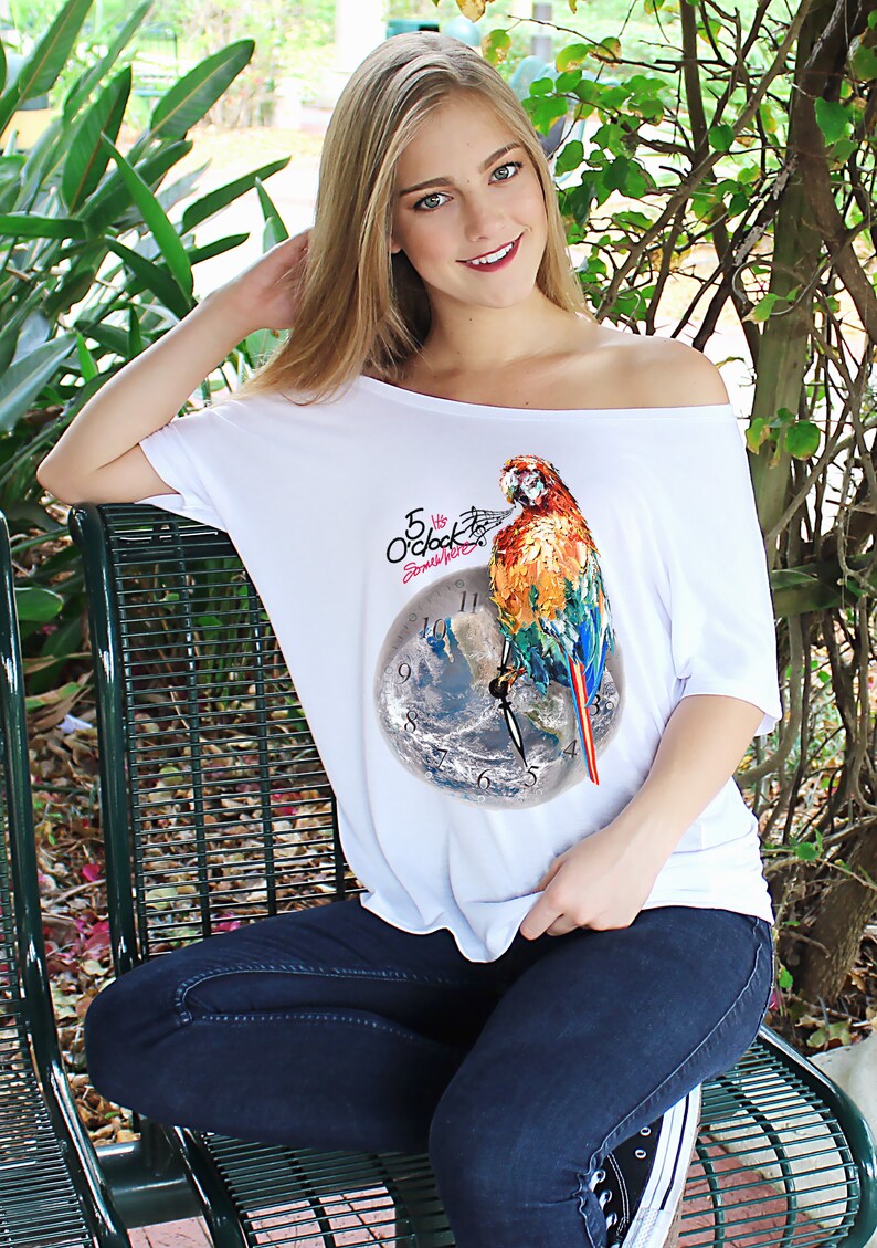 jimmy buffett parrot shirt