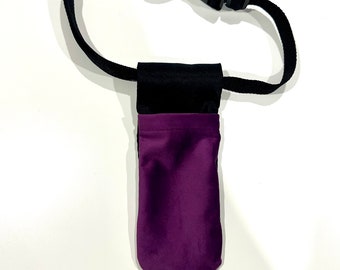 Purple Velvet Touch Massage Holster, Massage Therapist, Massage Gift