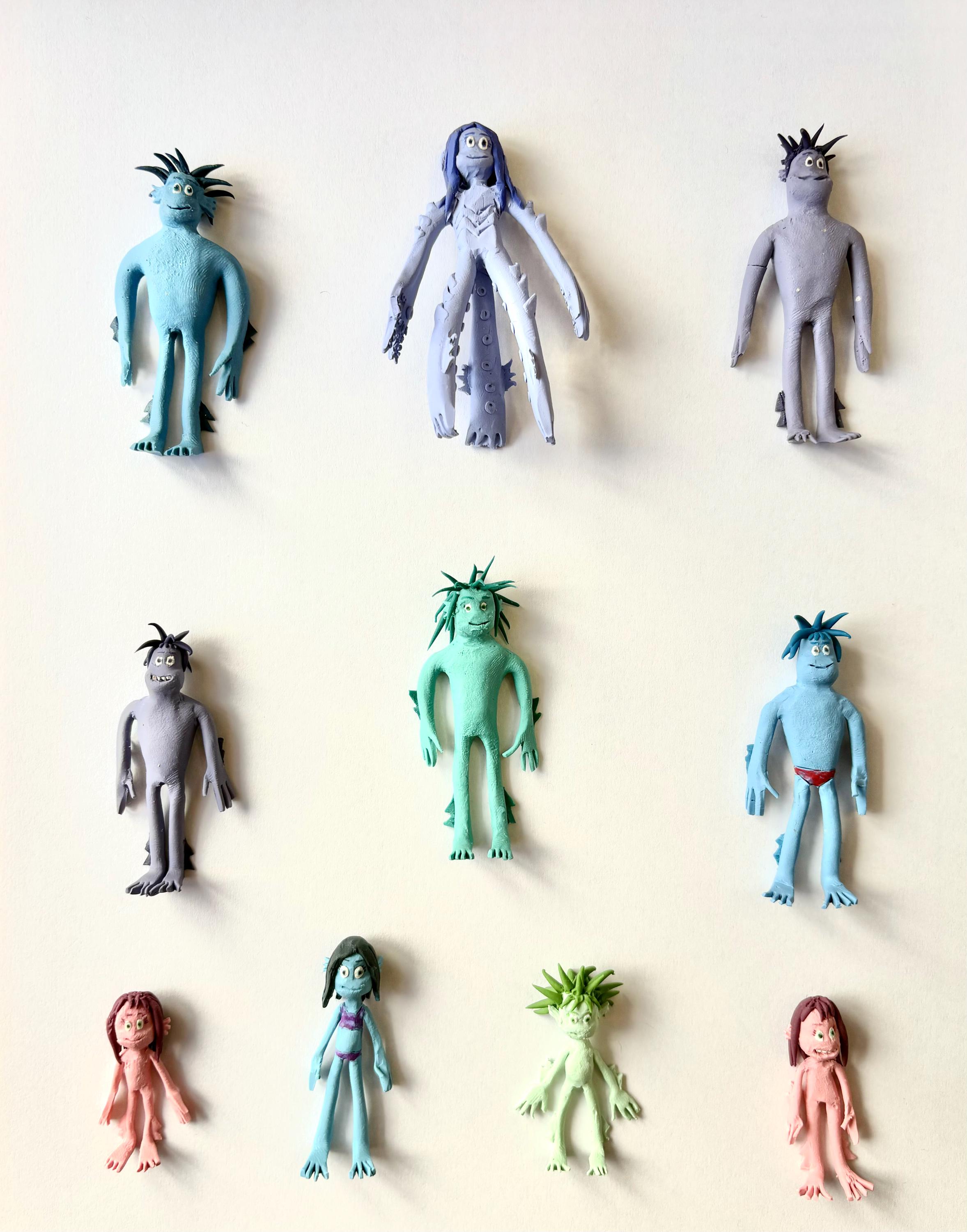 エイリアン 虹色フィギュア フランクリン ミント Ruby Gillman Teenage Kraken (group 1) - Etsy