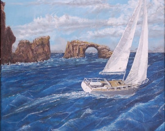 Oil painting original 'Anacaping'