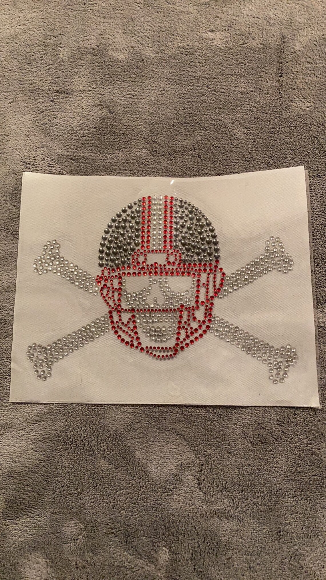 Skull wearing football helmet Etsy