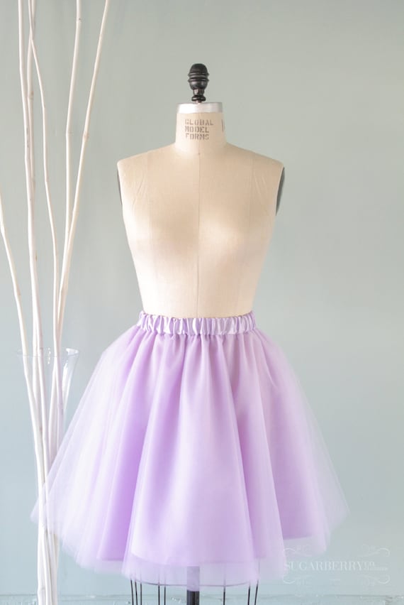 Wisteria Tulle Mini Skirt, Lavender Layered Short Skirt, purple skirt, Bridesmaid Outfit, Elegant Handmade Flare Skirt, Romantic Party Tutu