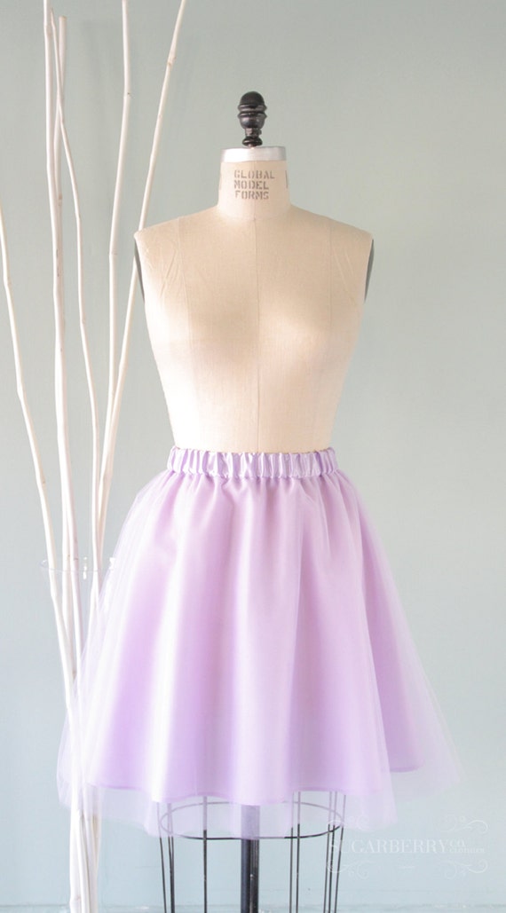 Wisteria, Tulle Mini Skirt,Lavender Short Skirt,Bridesmaid Tutu,Flowy Layered skirt, Elegant Handmade Skirt,Wedding Party Outfit, Purple