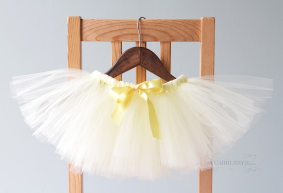 Soft Blue Tulle Tutu, Baby Princess Skirt, Headband