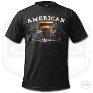 Men&#39;s Ford Model A Hot Rod American Classic Car T-Shirt